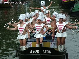 AMSTERDAM GAY PRIDE -CANAL PARADE .AUG- 2- 2008.