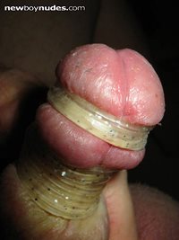 weenie head bound so tight i cant cum - semen fills my urethra so tight it ...