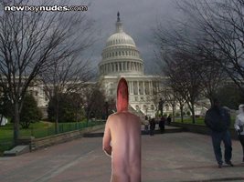 my march on the white house to protest wearing clothes in public