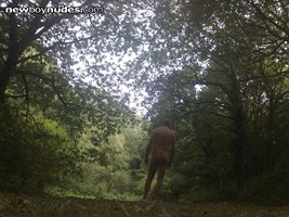naked in the woods