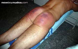 hard spanked ass