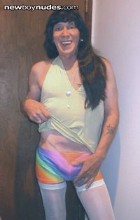 A request for the guy that bought me these "Gay Pride" boy shorts. Do they ...