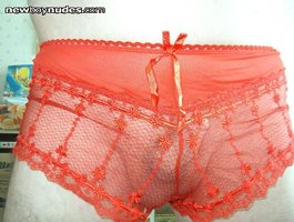 red lace panties they feel so soft 2 wear