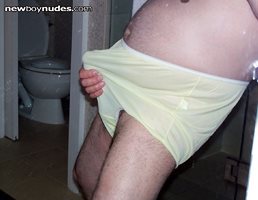 Jerk Off Time In My Yellow Nylon Panties 6. I get my COCK SO BIG AND HARD I...