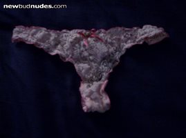 My cousin's panties. I found these in her stuff while we were up North for ...