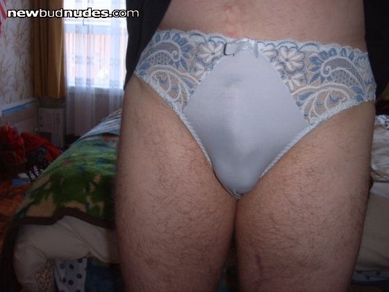 new white satin panties