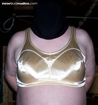 Shiny bra again!  I love shiny bras!