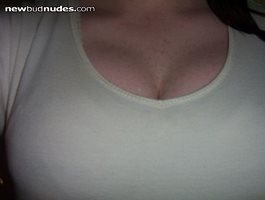 cleavage shot of my new big breast
