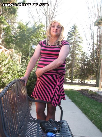 Angelica at Sagatuck, Mi by the pool