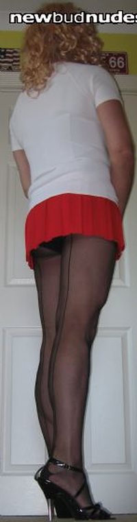 Do take a peek up my skirt.