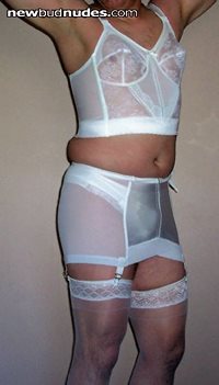 More of me in long line bra and sexy open bottom girdle. Next ones will be ...