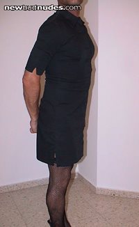 What's under my black mini dress ;)