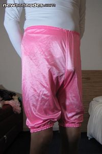 Silky pink bloomers
