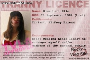 my new Licence!