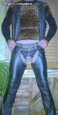 leather and lingerie fun