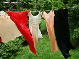 Who likes long flowing nighties?The wind playing with them