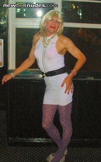 Out clubbing on my brithday in Manchester.  Danced my heels off.