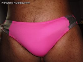 Hard on in pink .They are so sexy . From Victoria's secrets