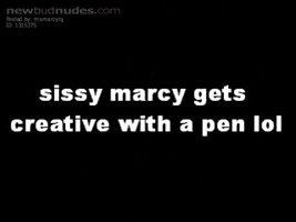 What is marcy writing? lol
