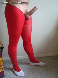 Cock in tights