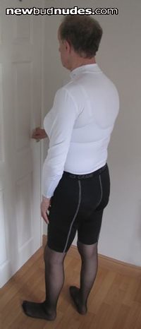 lycra shorts and top - back