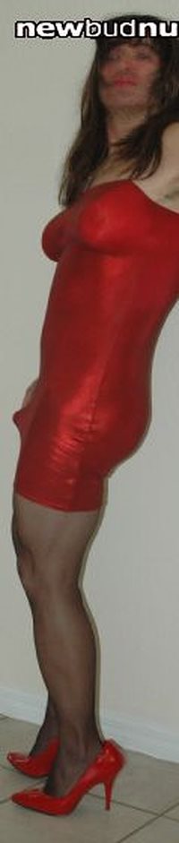 more of my hot red dress...