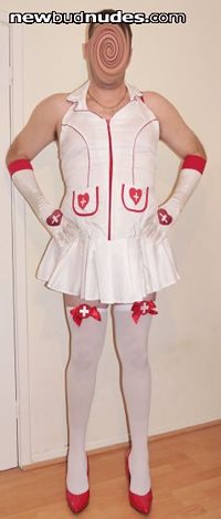 My sexy nurse outfit... would anyone like me to take thier temperature?
