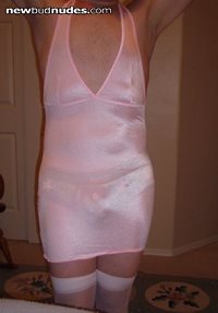 My new pink stripper dress.