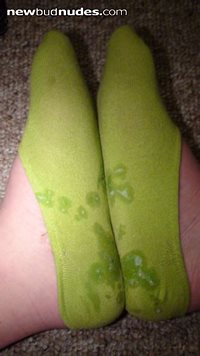 my cum covered socks
