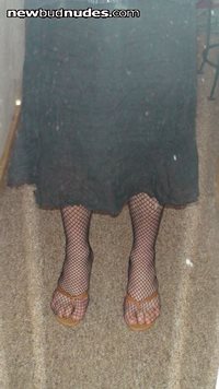 fishnets and heels