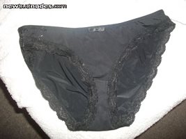 her stained panties mixed with my cum