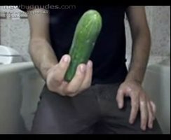 Fuck with a cucumber part 1