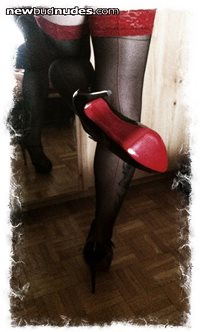 my louboutin and stockings <3... i love them and you?