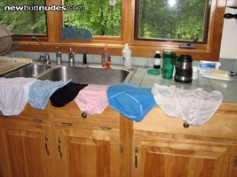 Laundry Day hand washed undies  