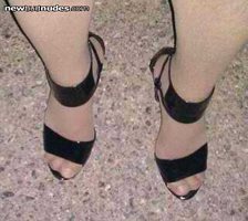 Black sexxxy high heels