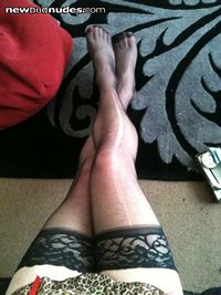 oops I laddered my stockings...