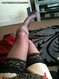 oops I laddered my stockings...