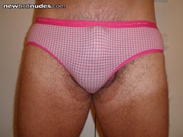 This pink & white checked VS cotton brief is one of my favorites. How do yo...