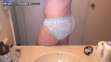 These panties make my ass look good.