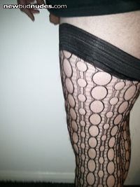 Trying new stockings.  Best of the 3 pairs?