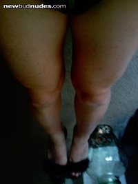 My first time shaving my hairy legs.What do you think?