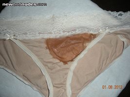 this mornings panty mess, have sucked it clean and hand washed them.....is ...