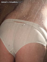 her tight n white panties