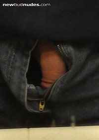 I love pulling a semi-hard cock from a guy's jeans... and having mine pulle...