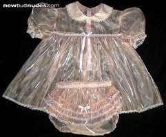 My sweet new sissy nightie and panties I just ordered from Hong Kong... mmm...