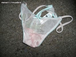 her panties soaked in our spunk