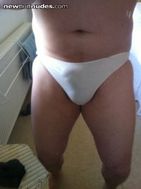 Wearing some of my wife's knickers, anyone want to play too?