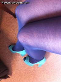 blue tights