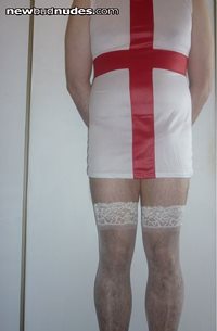 Showing my support for England tonight.