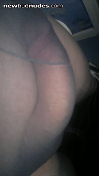 my cock now inside my tights